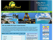 Tablet Screenshot of milfordtravel.com